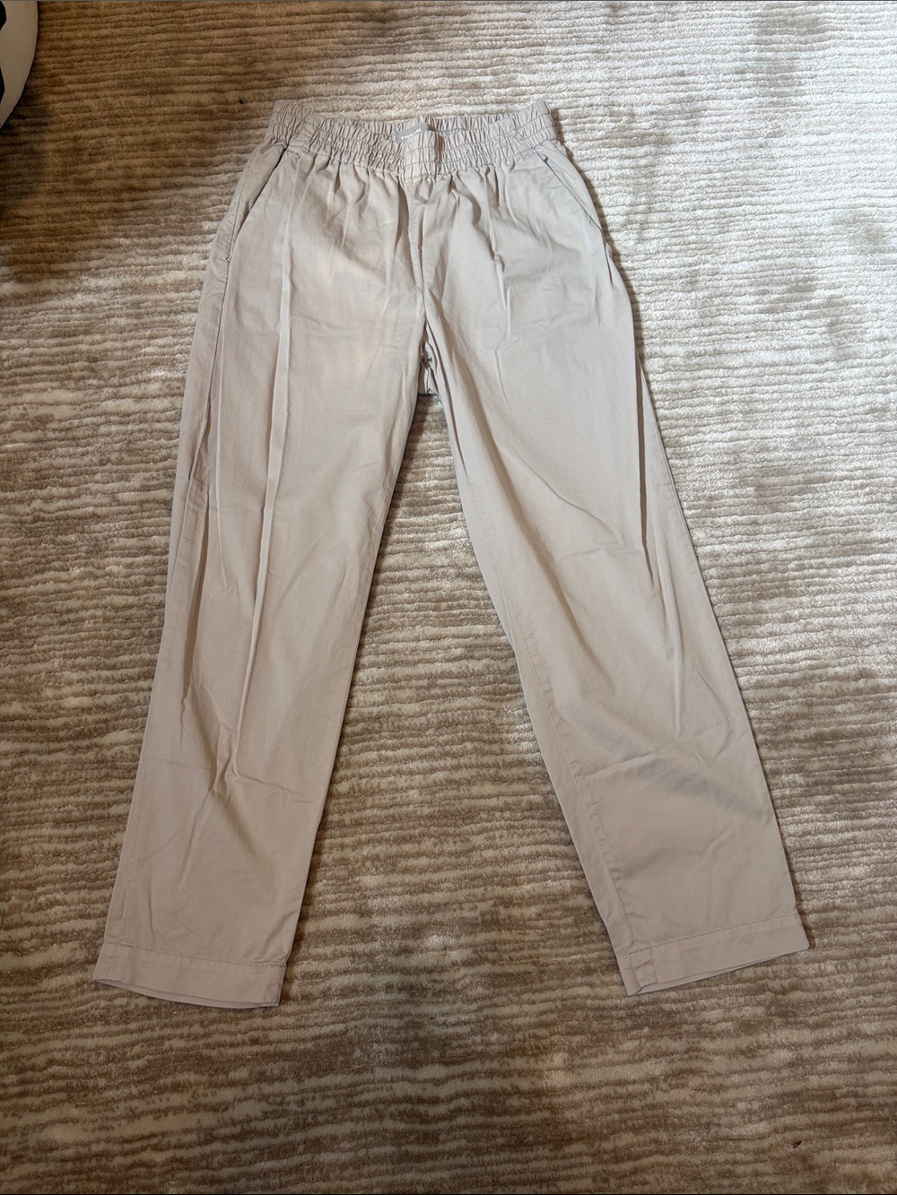 Women’s Everlane Elastic-Waist Pants - Light Beige/Khaki